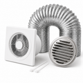 Kit de Exaustão Quadrado 150 mm — capa fundo branco — Inox