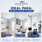 Difusor de Ar Redondo em ABS 100 mm — Branco