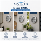 Grelha de Ventilação em Aço Inox SS201 100 mm (4 pol.)