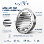 Grelha de Ventilação em Aço Inox SS201 100 mm (4 pol.)